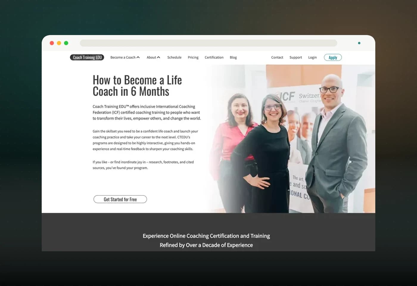 Coach Training EDU project thumbnail